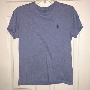 Blue polo tshirt!